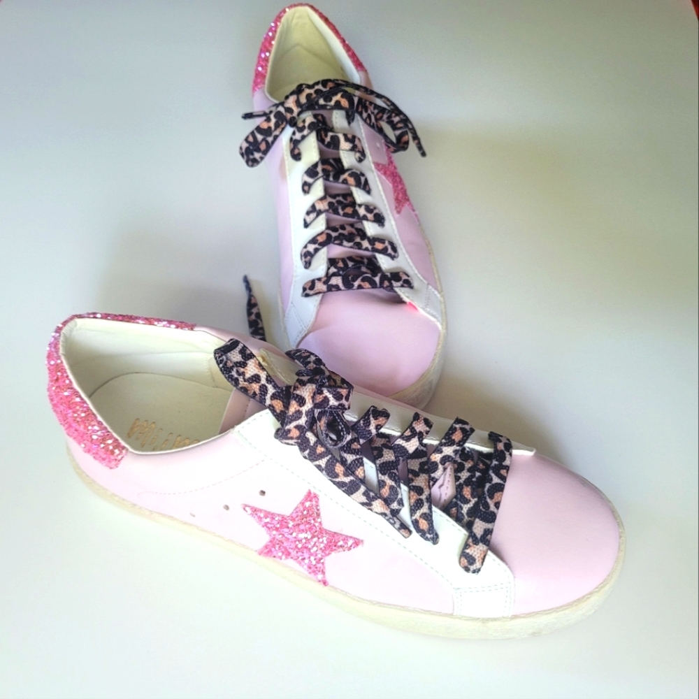Womens Mi,im Shoes Pink and White size 7.5
